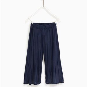 ZARA KIDS CULOTTES NAVY BLUE